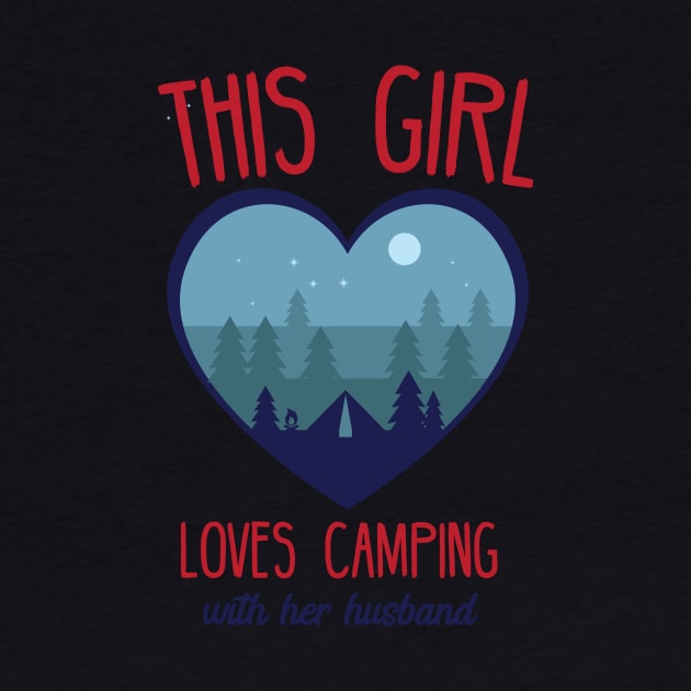 This girl loves camping with her husband by bojan17779